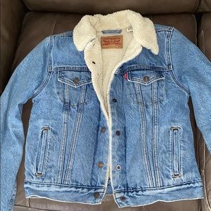 Levi’s vintage denim Sherpa trucker jacket